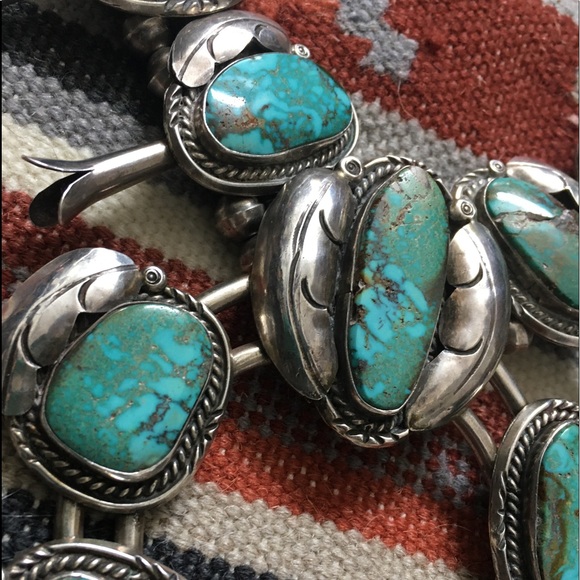 💙Old Pawn SquashBlossom Necklace💙 - Picture 6 of 8